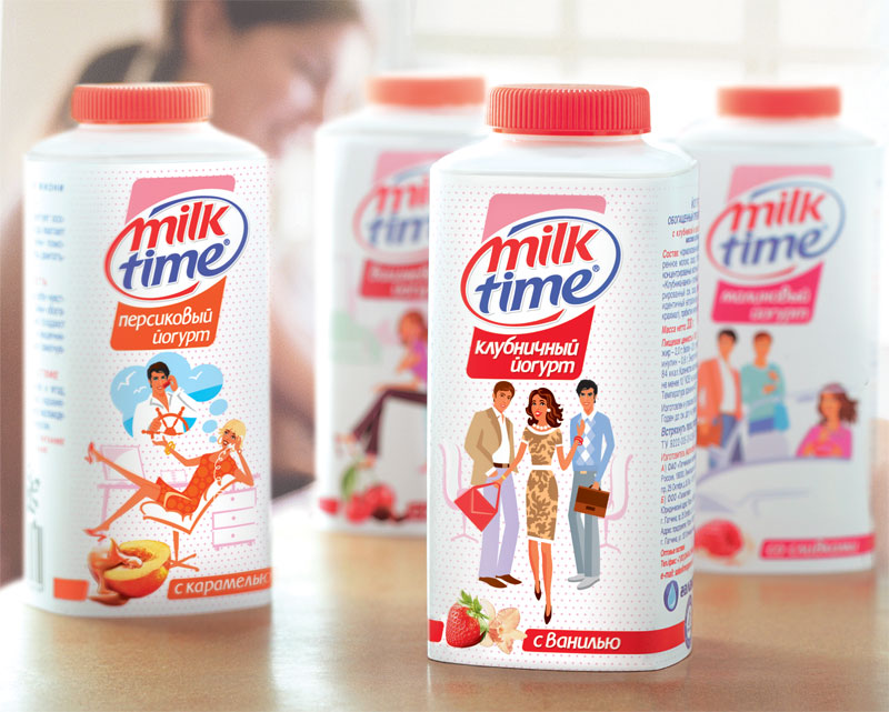 Milk Time - новый визуальный образ для бренда, Soldis