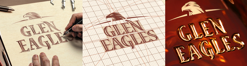 Разработка логотипа бренда «Glen Eagles»