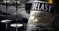 Новый дизайн упаковки вина Delasy Champ