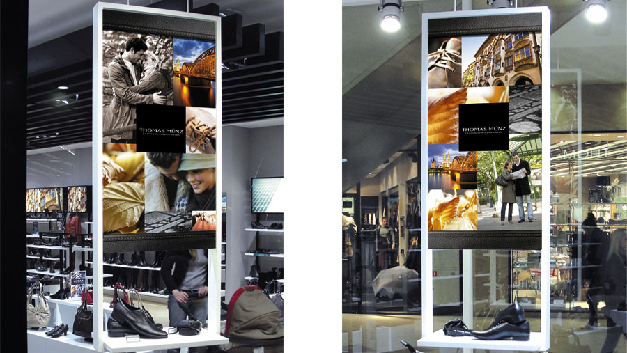 Создание рекламных баннеров и логоблоков для магазинов - оформление торгового помещения под фирменный стиль Soldis